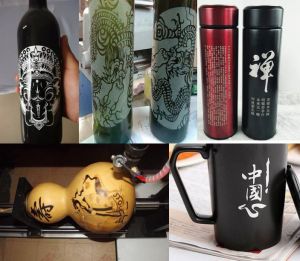 玉溪澄江县酒瓶葫芦工艺品激光雕刻机